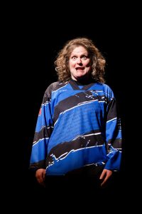 Joueurs de la Ligue Boraine d'Improvisation durant le spectacle match d'impro entre Jemappes et Mons