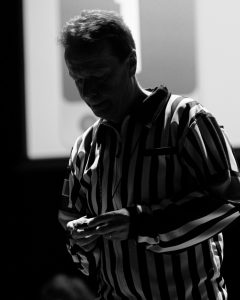 Joueurs de la Ligue Boraine d'Improvisation durant le spectacle match d'impro entre Jemappes et Mons