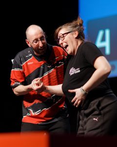 Joueurs de la Ligue Boraine d'Improvisation durant le spectacle match d'impro entre Jemappes et Mons