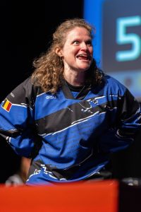 Jouteurs de la Ligue Boraine d'Improvisation durant le match d'impro des demi finales 2025 2026