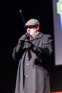 Jouteurs de la Ligue Boraine d'Improvisation durant le match d'impro des demi finales 2025 2026