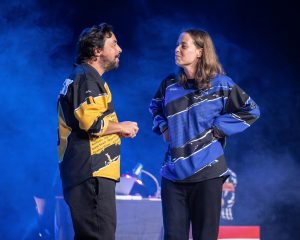 Improvisateurs de la ligue boraine d'improvisation lors de la finale 2025 2026 Mons Boussu Jemappes Quaregnon Impro