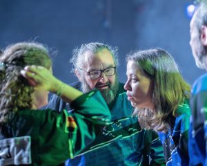 Improvisateurs de la ligue boraine d'improvisation lors de la finale 2025 2026 Mons Boussu Jemappes Quaregnon Impro