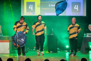 Improvisateurs de la ligue boraine d'improvisation lors de la finale 2025 2026 Mons Boussu Jemappes Quaregnon Impro