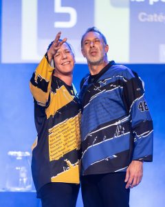 Improvisateurs de la ligue boraine d'improvisation lors de la finale 2025 2026 Mons Boussu Jemappes Quaregnon Impro