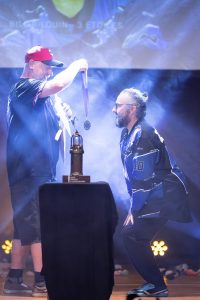 Improvisateurs de la ligue boraine d'improvisation lors de la finale 2025 2026 Mons Boussu Jemappes Quaregnon Impro