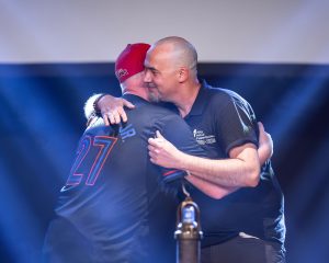 Improvisateurs de la ligue boraine d'improvisation lors de la finale 2025 2026 Mons Boussu Jemappes Quaregnon Impro
