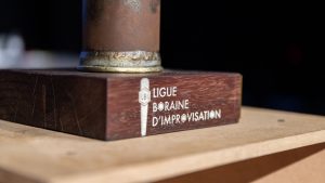 Improvisateurs de la ligue boraine d'improvisation lors de la finale 2025 2026 Mons Boussu Jemappes Quaregnon Impro