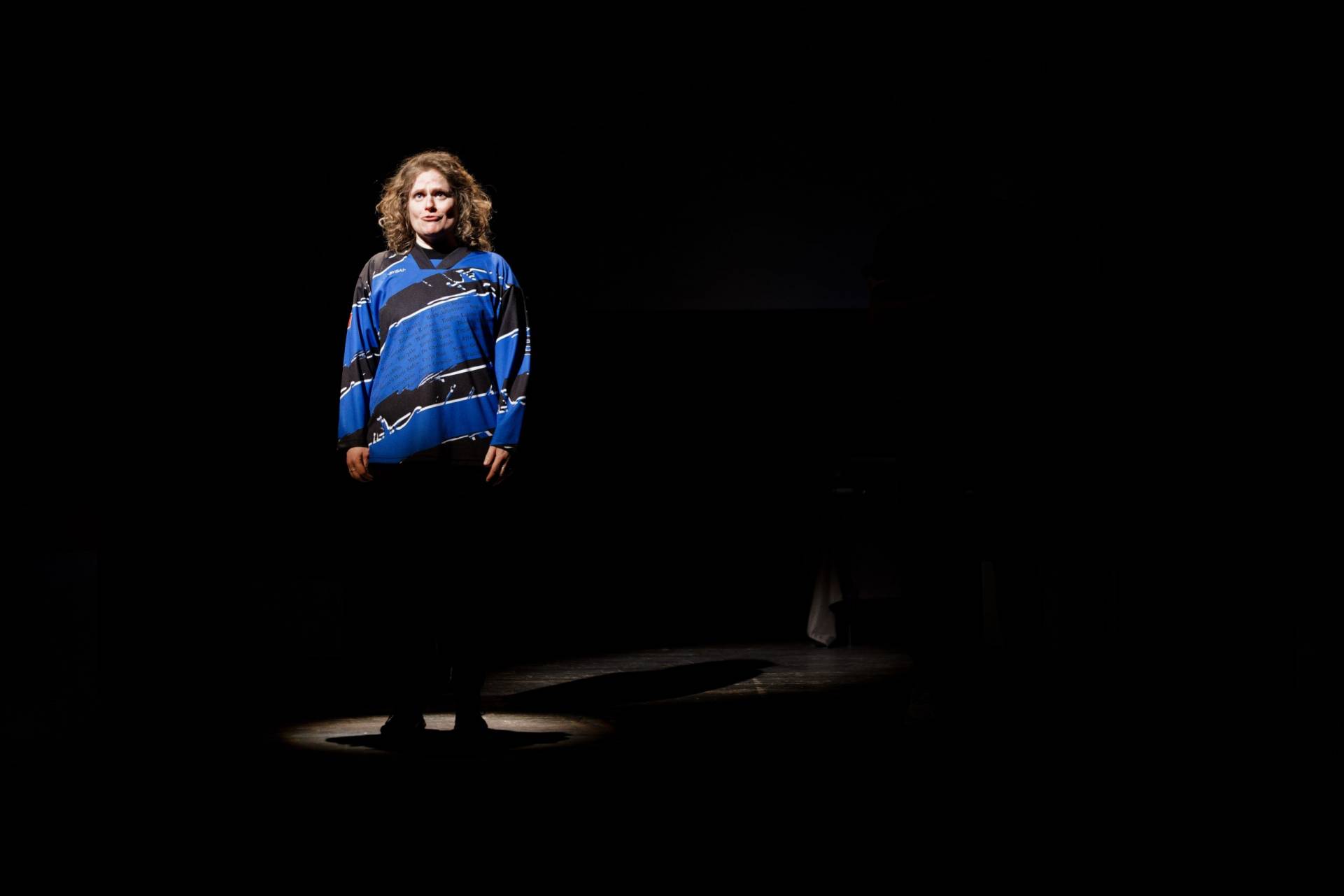 Joueurs de la Ligue Boraine d'Improvisation durant le spectacle match d'impro entre Jemappes et Mons